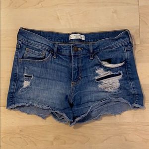 Distressed Jean Shorts